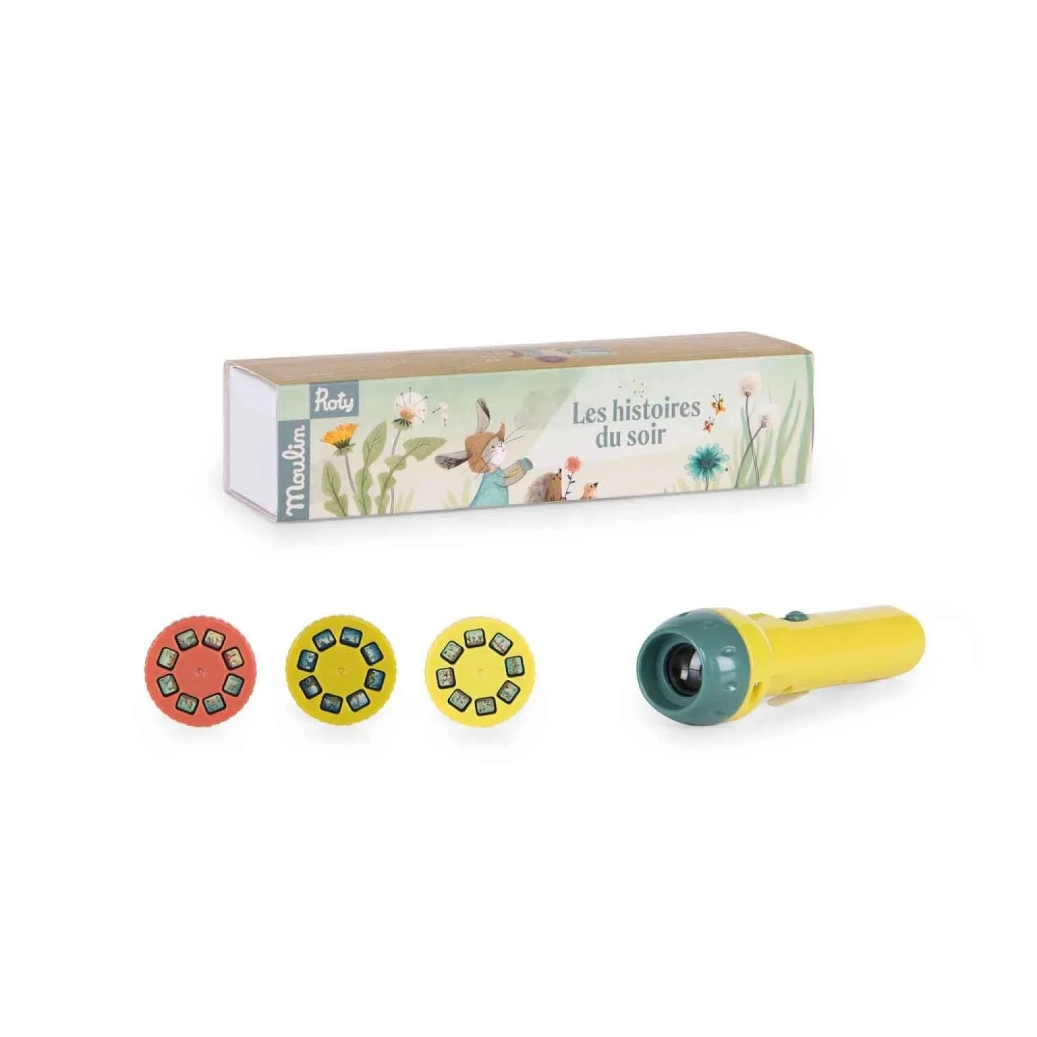 Moulin Roty Lampe à Histoires Trois Petits Lapins 4 Moulin Roty Lampe à Histoires Trois Petits Lapins – Image 2