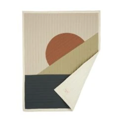 Plaid Matelassé 73x95 Cm Landscape 9 Plaid Matelassé 73x95 Cm Landscape -Magasin Général Pour Enfants landscape quilted blanket 73x95 nobodinoz OB