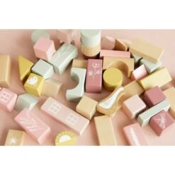Little Dutch Blocs De Construction En Bois Pink 8 Little Dutch Blocs De Construction En Bois Pink -Magasin Général Pour Enfants ld blocs en bois tonneau pink new little dutch OC