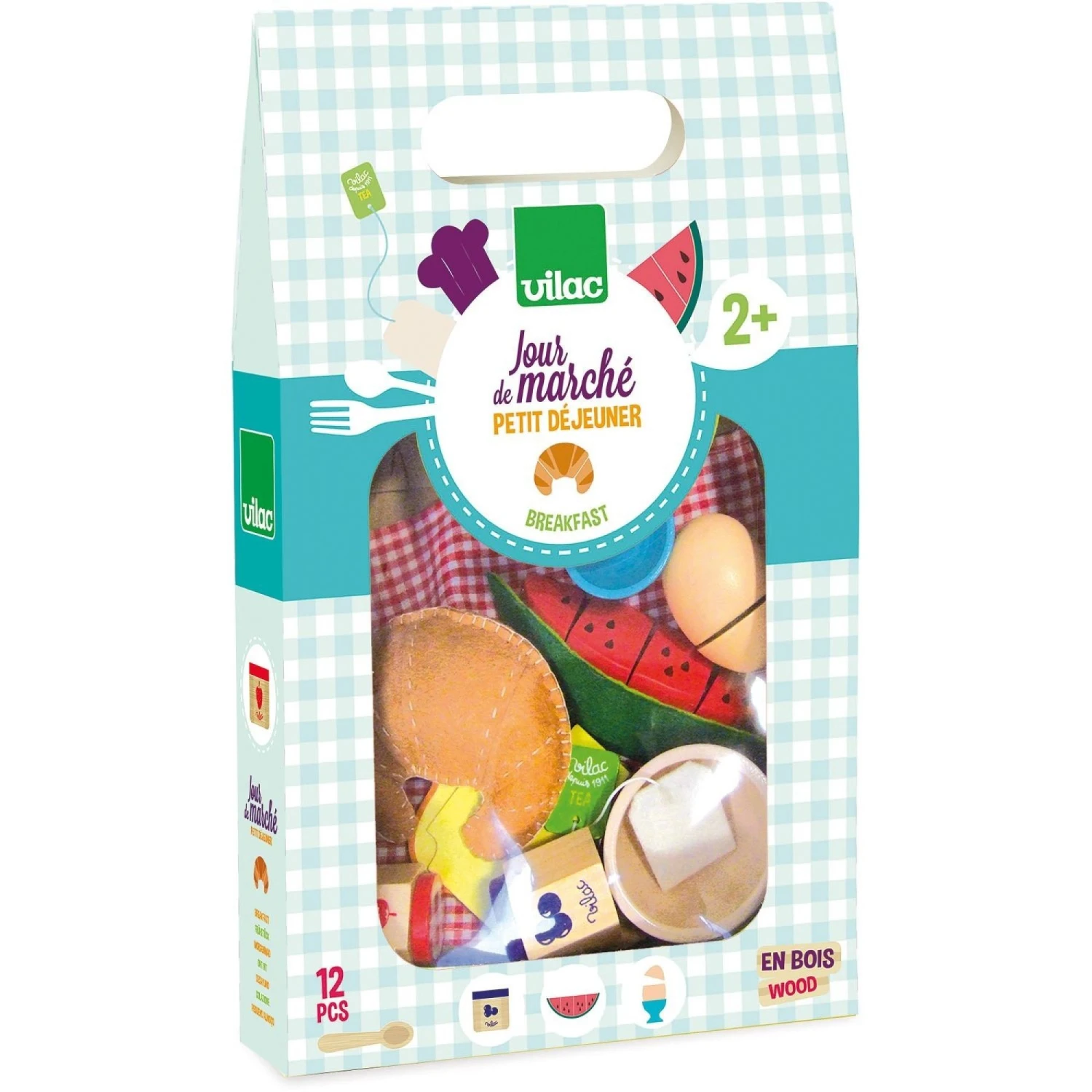 Vilac Dinette P'tit Dej' Jour De Marché 4 Vilac Dinette P'tit Dej' Jour De Marché – Image 2
