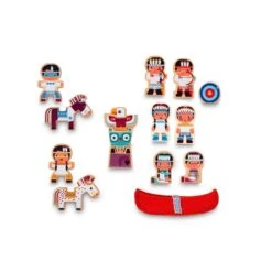 Lilliputiens Tipi Et Les Indiens 16 Lilliputiens Tipi Et Les Indiens -Magasin Général Pour Enfants le tipi et les indiens lilliputiens OB