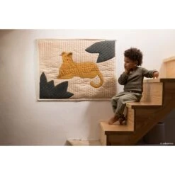 Plaid Matelassé 95x73 Cm Léopard 15 Plaid Matelassé 95x73 Cm Léopard -Magasin Général Pour Enfants leopard quilted blanket 95x73 nobodinoz OG