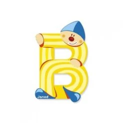 Janod Lettre De L'alphabet Clown B 5 Janod Lettre De L'alphabet Clown B -Magasin Général Pour Enfants lettre clown b janod OB