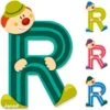 Janod Lettre De L'alphabet Clown R