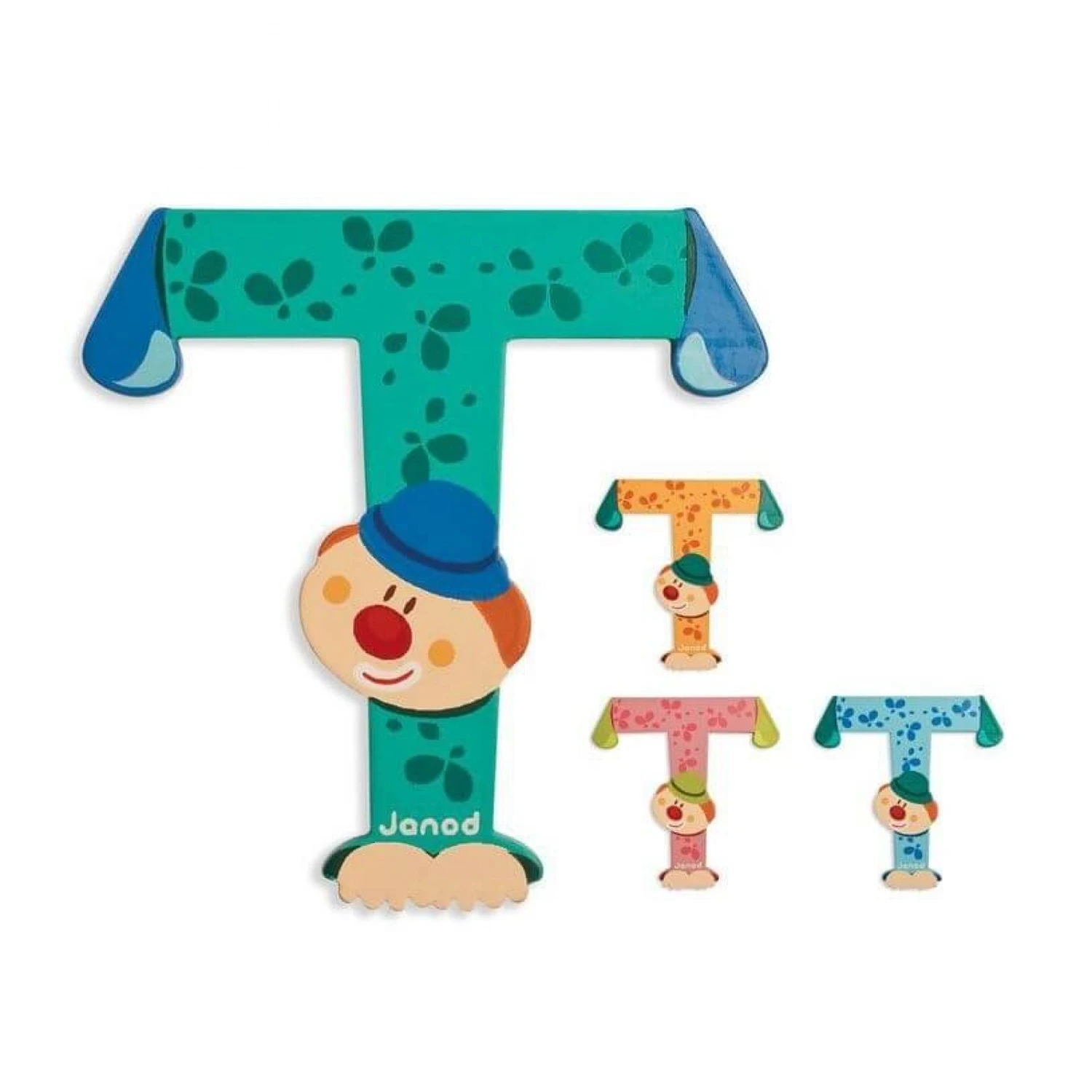 Janod Lettre De L'alphabet Clown T 3 Janod Lettre De L'alphabet Clown T
