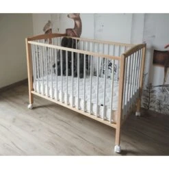 Lit En Bois 60x120 Cm Arthur Anthracite -Magasin Général Pour Enfants lit arthur 60x120 avec roulettes sans barreaux amovilbles combelle OF
