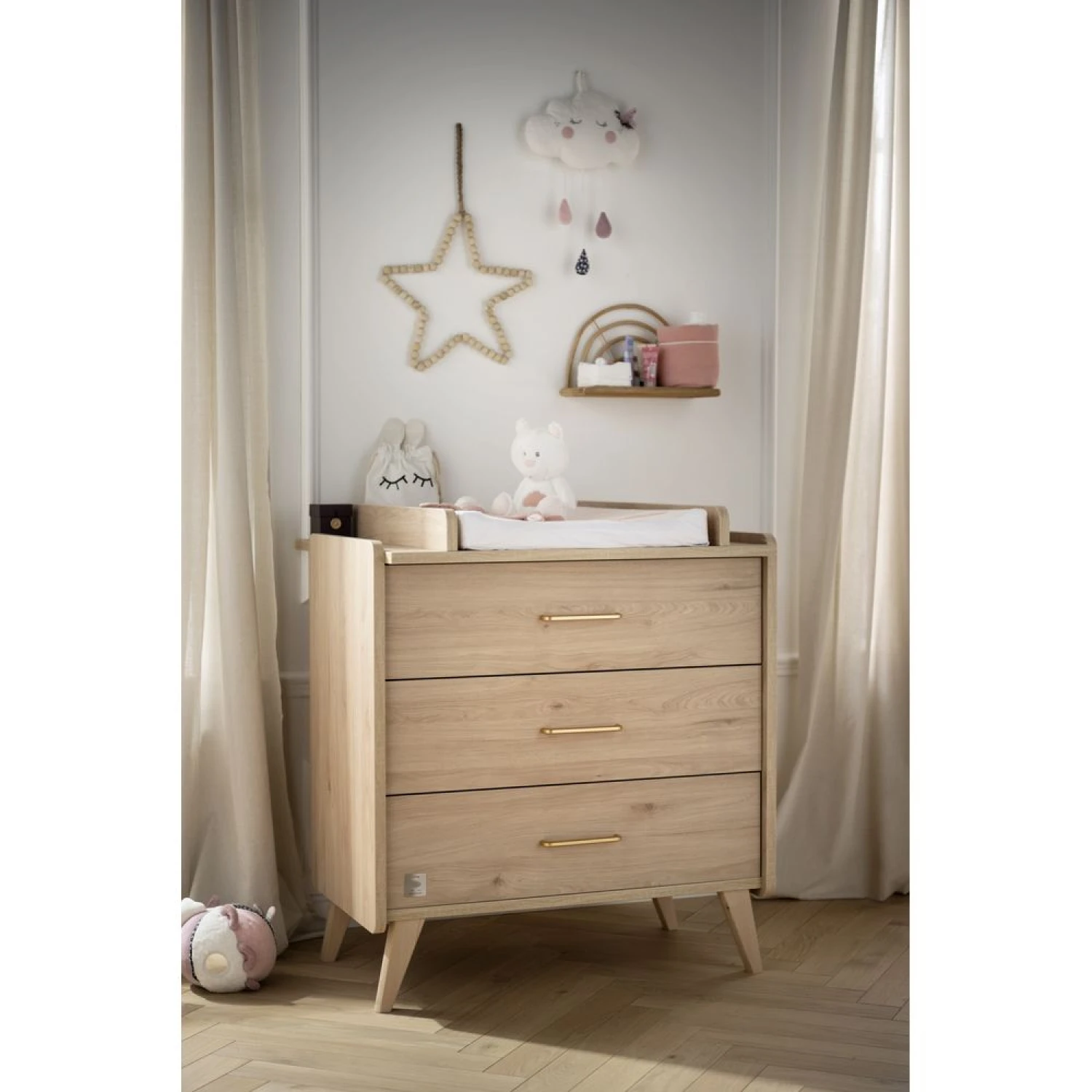 Chambre Duo Lit 60x120 Cm + Commode Arty 4 Chambre Duo Lit 60x120 Cm + Commode Arty – Image 2