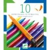 Djeco Les Couleurs 10 Feutres Pinceaux - Classique 2 Djeco Les Couleurs 10 Feutres Pinceaux - Classique -Magasin Général Pour Enfants lot de 10 feutres pinceaux djeco 7663 OA