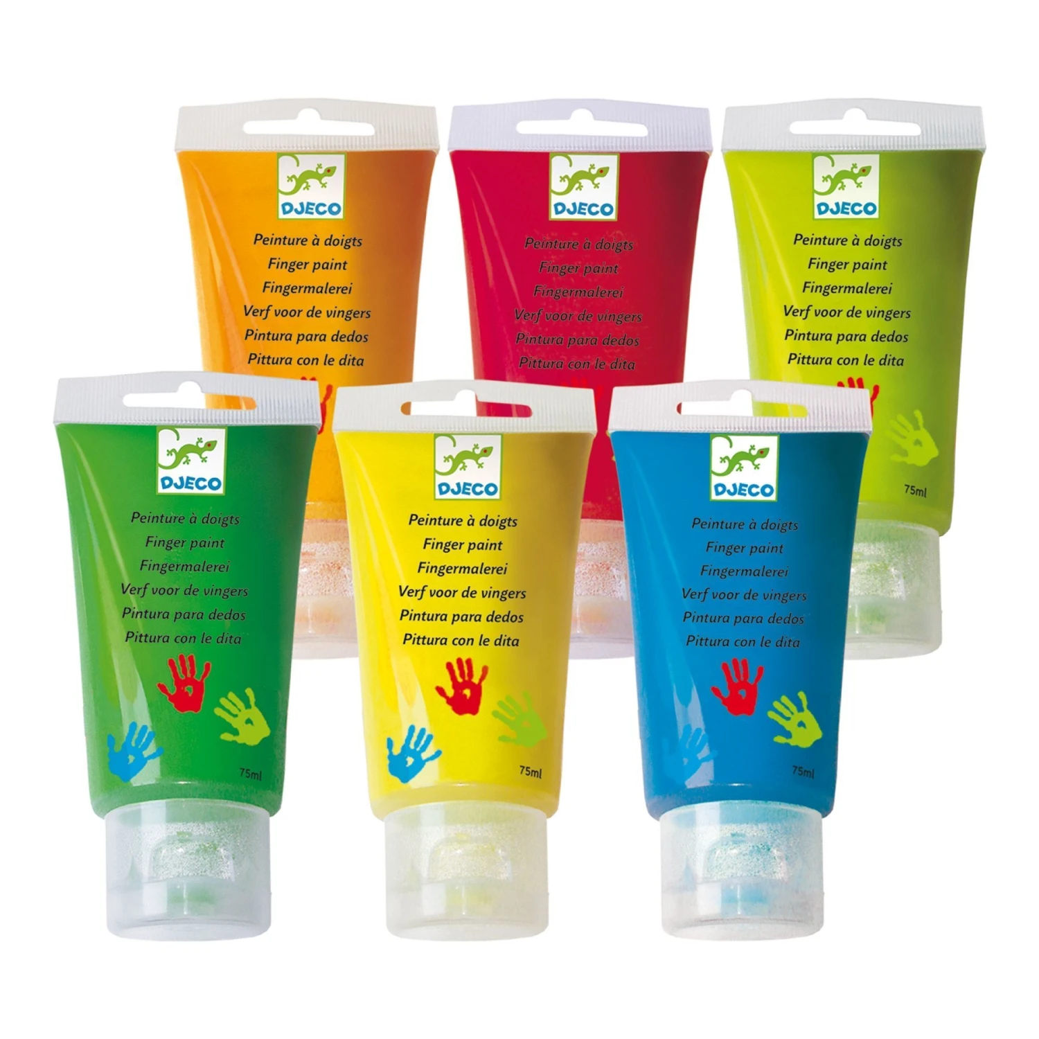 Djeco Lot De 6 Tubes De Peinture à Doigts 3 Djeco Lot De 6 Tubes De Peinture à Doigts