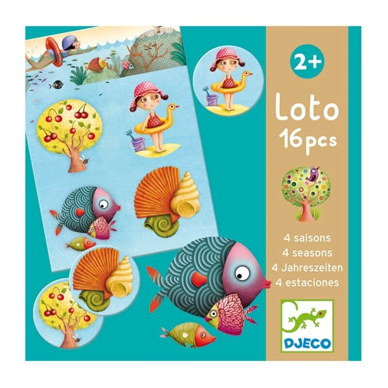 Djeco Jeu éducatif Loto 4 Saisons 3 Djeco Jeu éducatif Loto 4 Saisons
