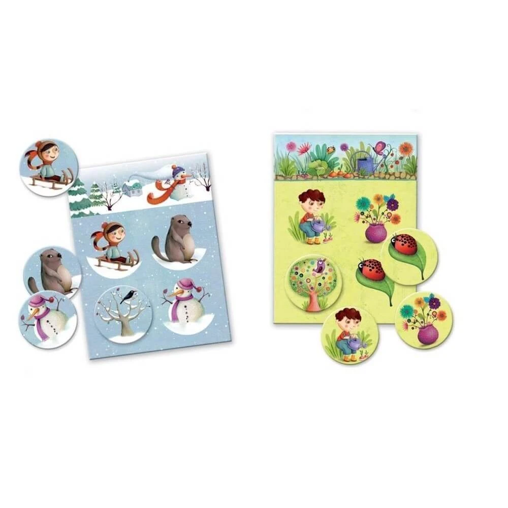 Djeco Jeu éducatif Loto 4 Saisons 4 Djeco Jeu éducatif Loto 4 Saisons – Image 2