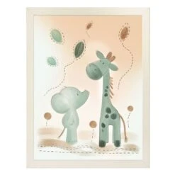 NATTOU Cadre Avec Poster 40x30cm Luna Et Axel