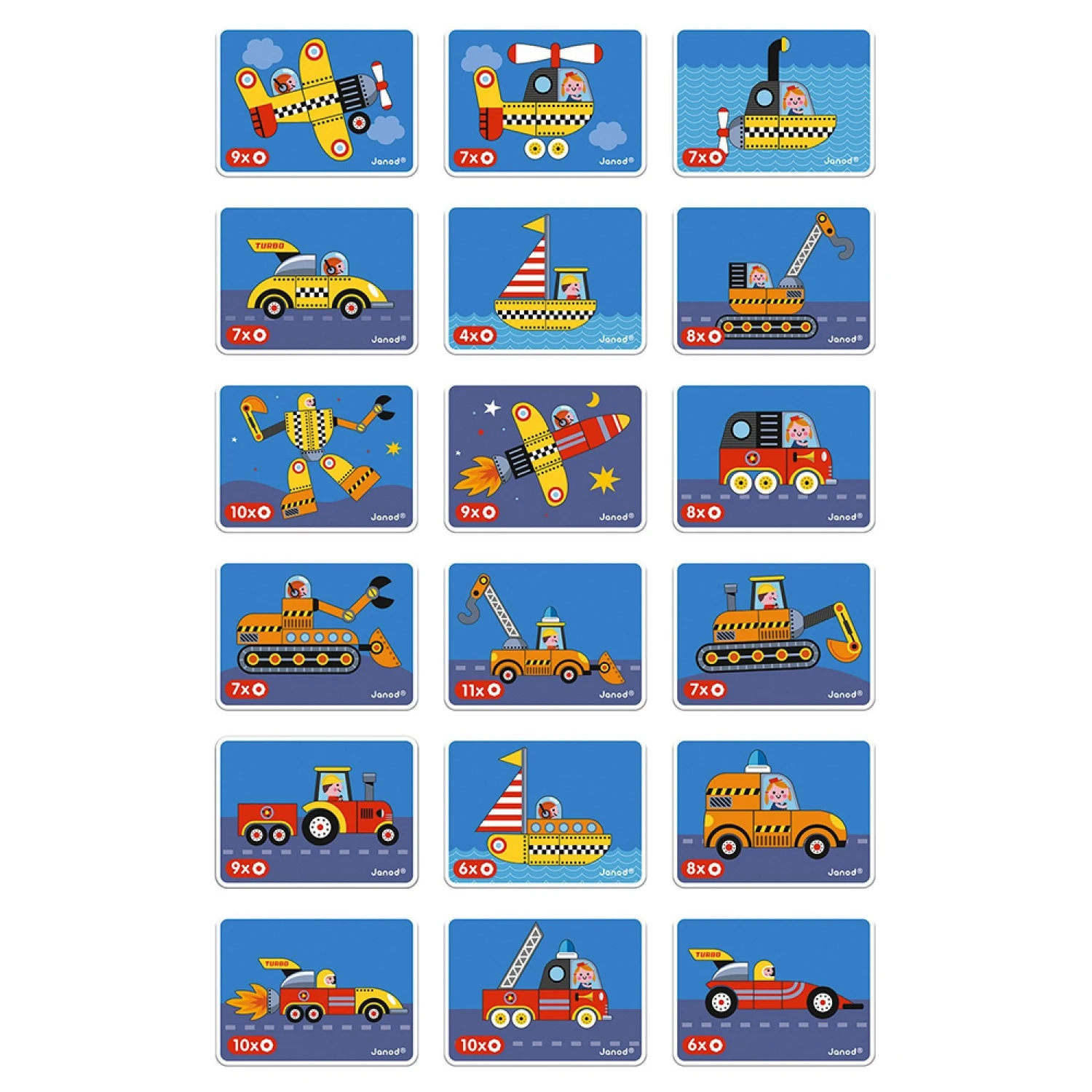 Janod Jeu Magnéti'book Bolides 5 Janod Jeu Magnéti'book Bolides – Image 3