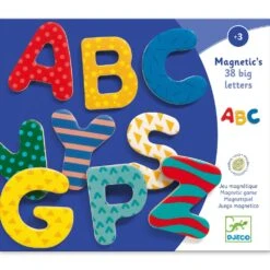 Djeco Magnétique Bois 38 Grandes Lettres