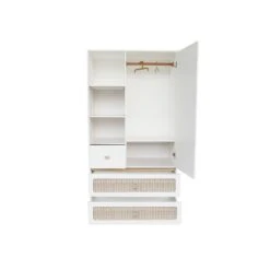 Armoire Marélia Tressage Rotin Neige 6 Armoire Marélia Tressage Rotin Neige -Magasin Général Pour Enfants marelia armoire tressage rotin neige theo OB