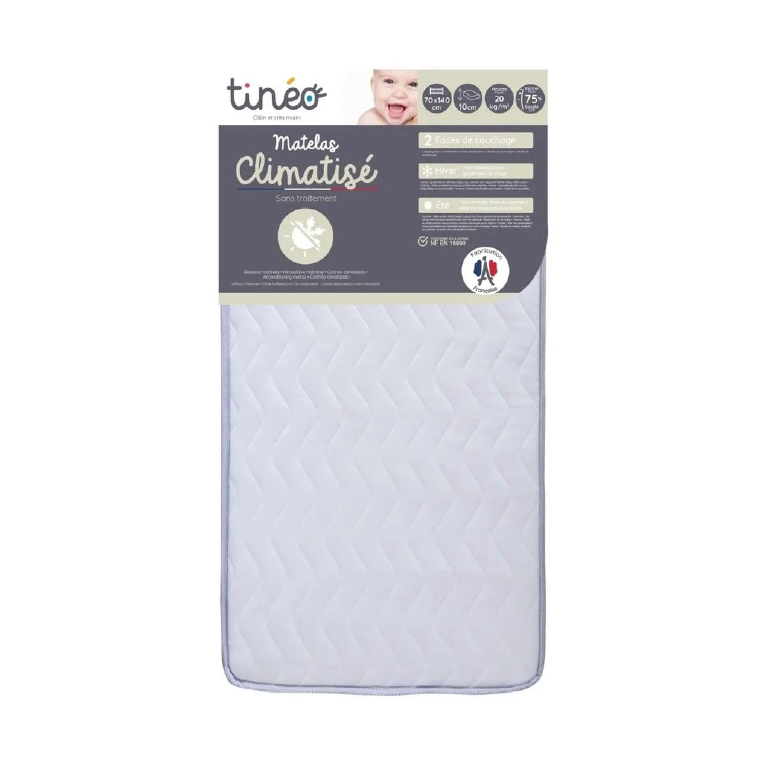 Matelas Climatisé 70x140 Cm 4 Matelas Climatisé 70x140 Cm – Image 2