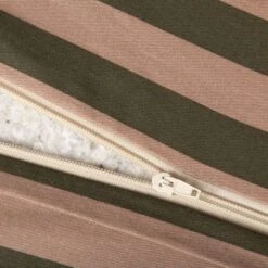 Matelas De Sol Majestic Bio Green Taupe Stripes -Magasin Général Pour Enfants matelas de sol eco majestic nobodinoz 320919 OC