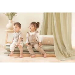 Matelas De Sol Monaco Linden Green -Magasin Général Pour Enfants mattress monaco 128x68x4 linden green nobodinoz OD