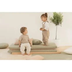 Matelas De Sol Monaco Linden Green -Magasin Général Pour Enfants mattress monaco 128x68x4 linden green nobodinoz OG