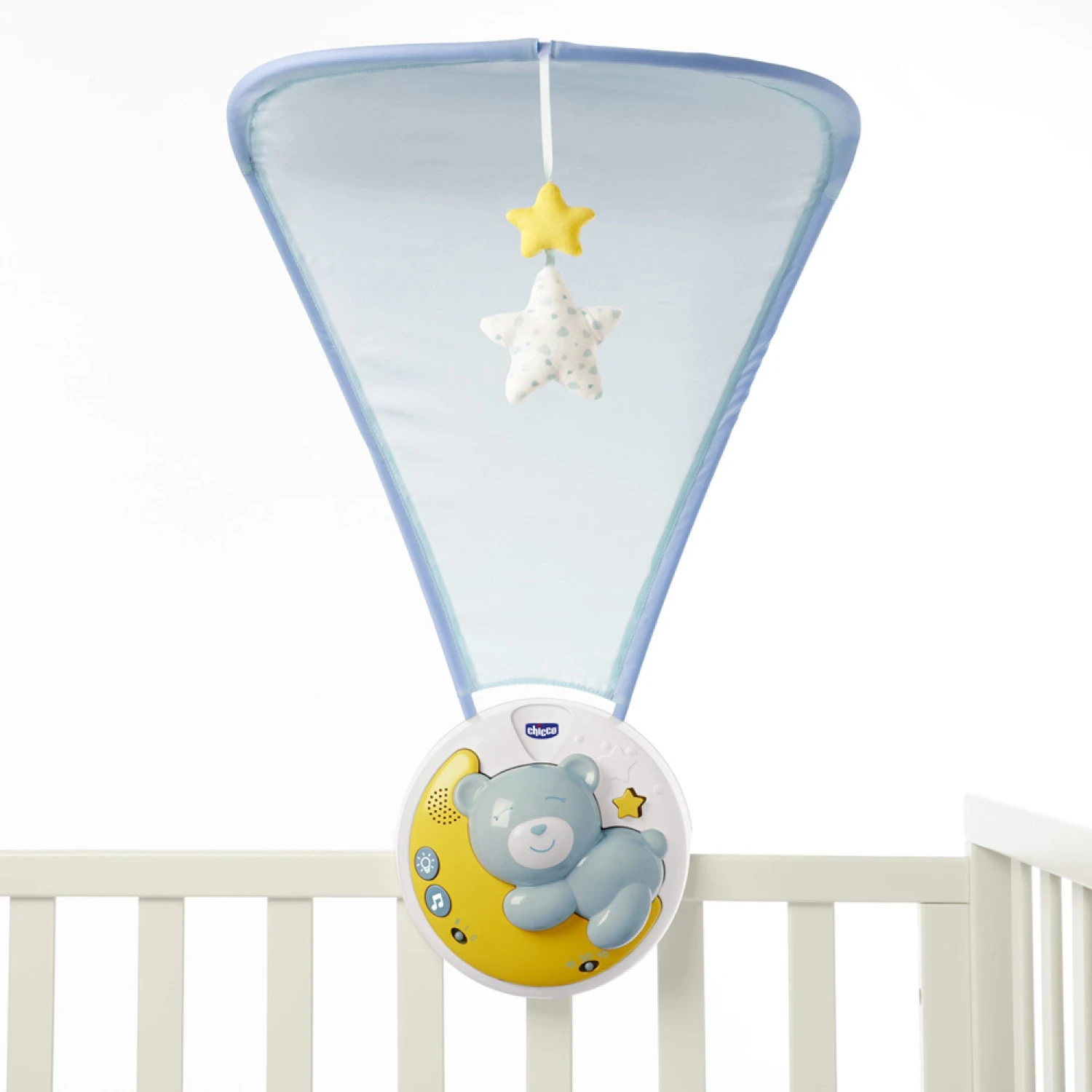 CHICCO Mobile Musical Projecteur Next2Moon First Dreams Bleu 6 CHICCO Mobile Musical Projecteur Next2Moon First Dreams Bleu – Image 4