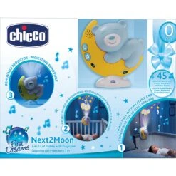 CHICCO Mobile Musical Projecteur Next2Moon First Dreams Bleu 14 CHICCO Mobile Musical Projecteur Next2Moon First Dreams Bleu -Magasin Général Pour Enfants mobile next2moon bleu first dreams chicco jouets OE