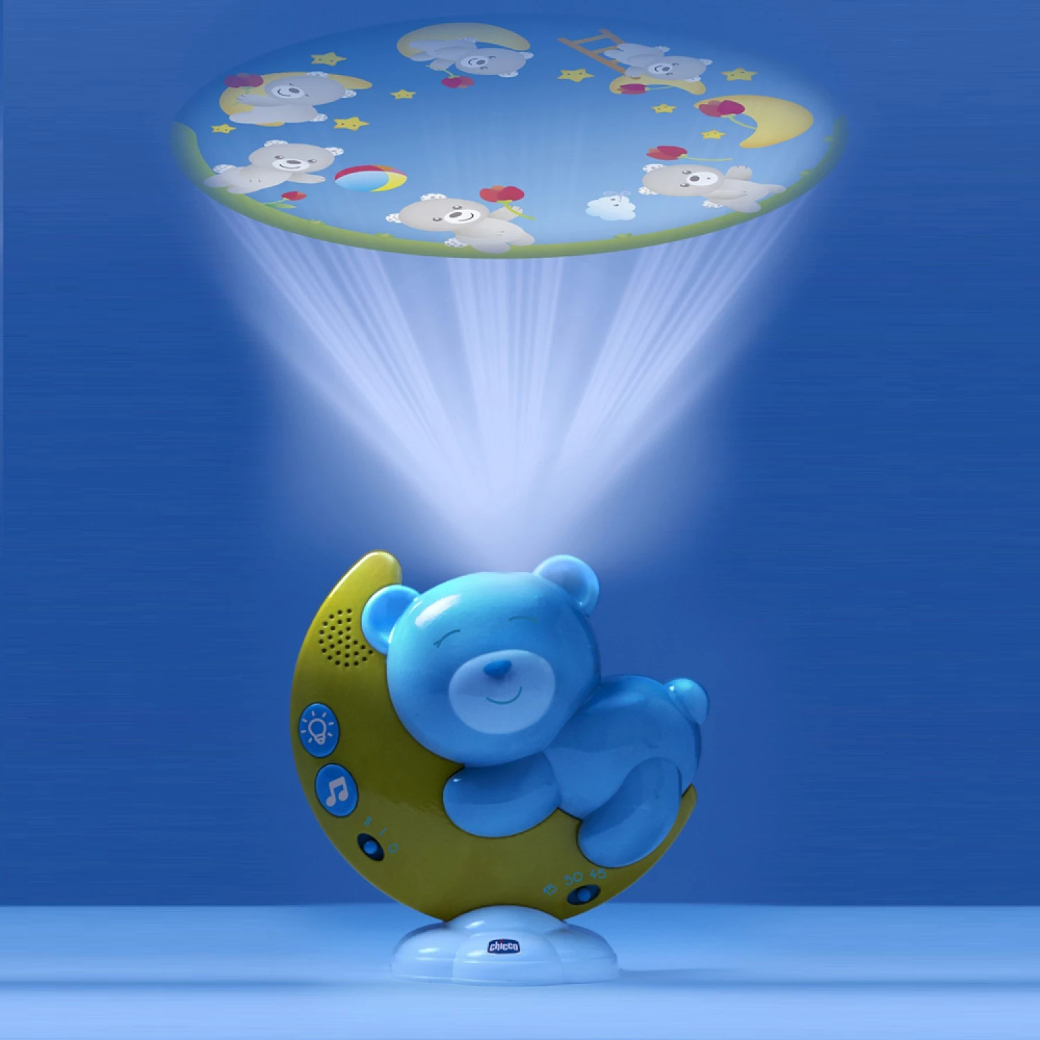 CHICCO Mobile Musical Projecteur Next2Moon First Dreams Bleu 10 CHICCO Mobile Musical Projecteur Next2Moon First Dreams Bleu – Image 8