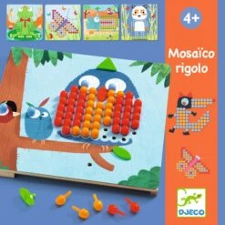 Djeco Jeu éducatif Mosaïco Rigolo