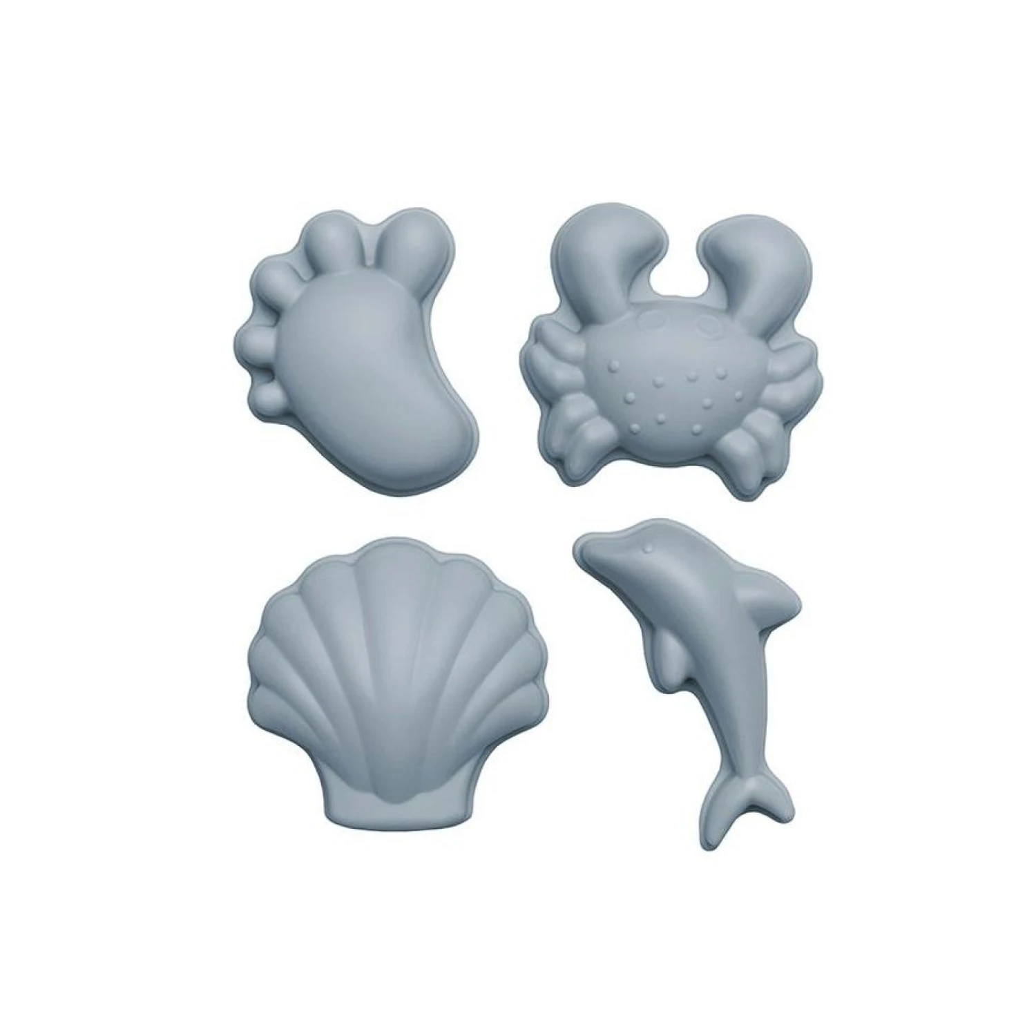 Scrunch Set De 4 Moules De Plage Bleu Clair 3 Scrunch Set De 4 Moules De Plage Bleu Clair