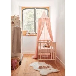 Jollein Ciel De Lit Vintage 245 Cm Pale Pink 7 Jollein Ciel De Lit Vintage 245 Cm Pale Pink -Magasin Général Pour Enfants moustiquaire 245cm vintage pale pink jollein OB