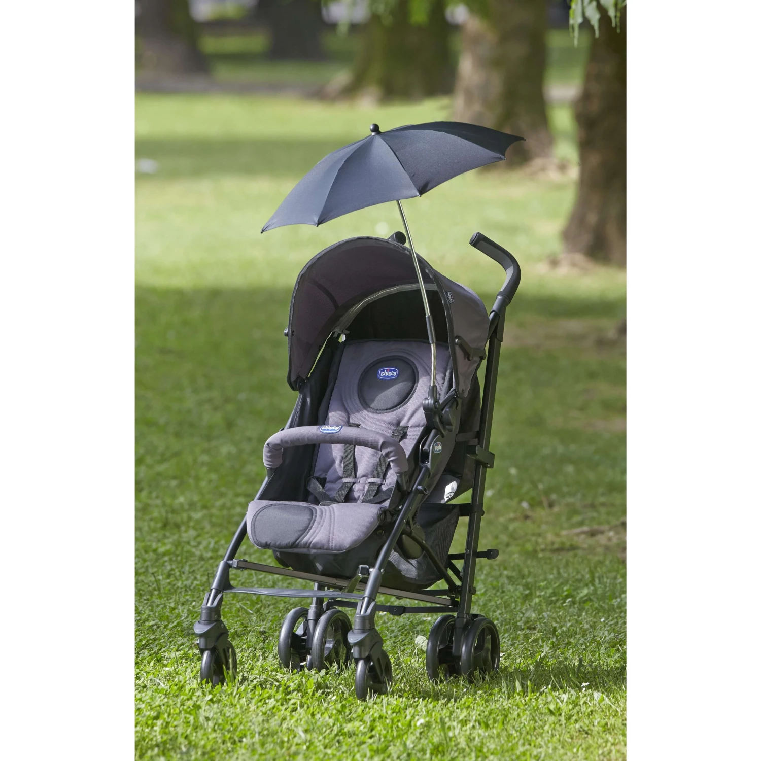 CHICCO Ombrelle Universelle Poussette Noire 4 CHICCO Ombrelle Universelle Poussette Noire – Image 2
