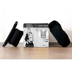 Pack évolution Porte Bébé Hoodiecarrier Black Forest -Magasin Général Pour Enfants pack evolution hoodiecarrier black forest love radius OD