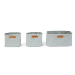 Childhome Lot De 3 Paniers à Suspendre Gris 14 Childhome Lot De 3 Paniers à Suspendre Gris -Magasin Général Pour Enfants paniers a suspendre set de 3 gris clair childhome OE