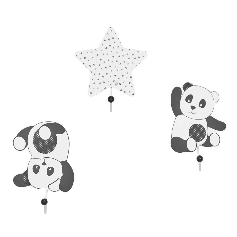 Lot De 3 Patères Panda Chao Chao 3 Lot De 3 Patères Panda Chao Chao