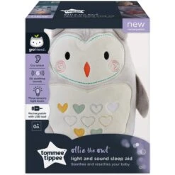 Tommee Tippee Peluche D'aide Au Sommeil Rechargeable Grofriend - Ollie La Chouette -Magasin Général Pour Enfants peluche aide au sommeil grofriend rechargeable ollie la chouette gro OC