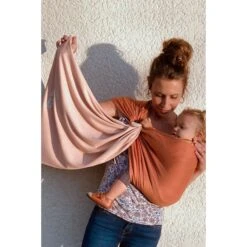 Petite écharpe De Portage Sans Nœud Nude Et Caramel 15 Petite écharpe De Portage Sans Nœud Nude Et Caramel -Magasin Général Pour Enfants petite echarpe sans noeud nudecaramel love radius OF