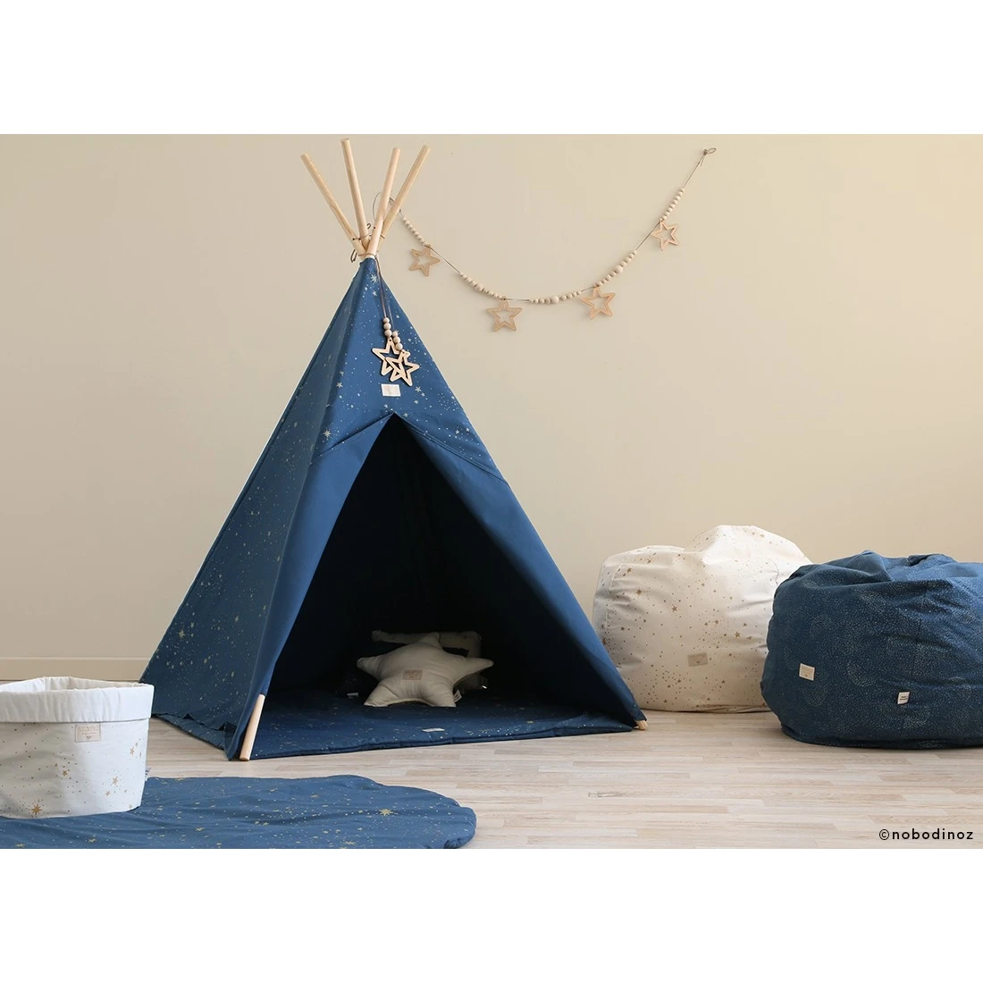 Tipi Enfant Phoenix Gold Stella Night Blue 4 Tipi Enfant Phoenix Gold Stella Night Blue – Image 2