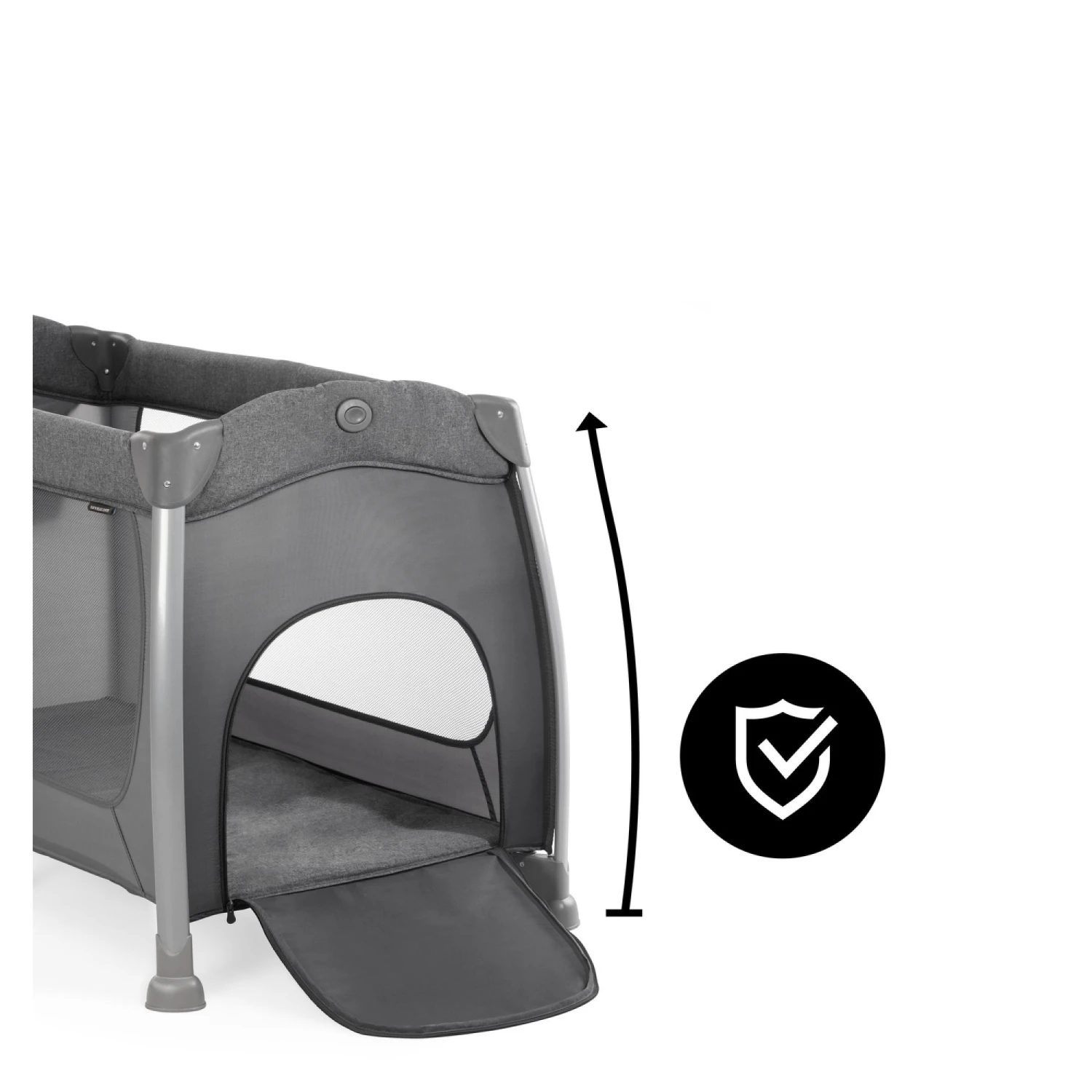 HAUCK Lit Parapluie 3 En 1 Sleep N Play Relax Center Mélange Charbon 9 HAUCK Lit Parapluie 3 En 1 Sleep N Play Relax Center Mélange Charbon – Image 7