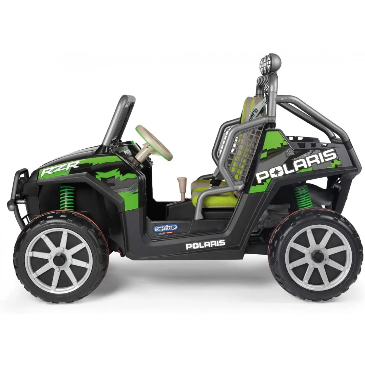 PEG PEREGO Voiture 4x4 Électrique Polaris Ranger RZR Green Shadow 24V 6 PEG PEREGO Voiture 4x4 Électrique Polaris Ranger RZR Green Shadow 24V – Image 4