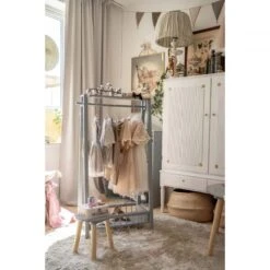 JaBaDaBaDo Portant à Vêtements En Bois Gris 9 JaBaDaBaDo Portant à Vêtements En Bois Gris -Magasin Général Pour Enfants portant vetements bois gris jabadabado OD