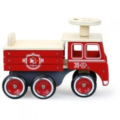 Vilac Porteur Camion De Pompiers En Bois 6 Vilac Porteur Camion De Pompiers En Bois -Magasin Général Pour Enfants porteur camion de pompiers vilac OB