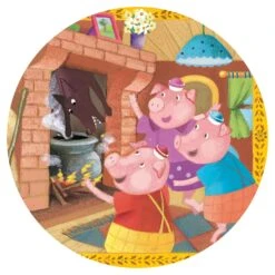 Djeco Puzzle Silhouette Les Trois Petits Cochons - 24 Pcs 5 Djeco Puzzle Silhouette Les Trois Petits Cochons - 24 Pcs -Magasin Général Pour Enfants puzzle les trois petits cochons 3926 OB