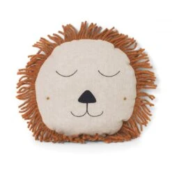 Coussin Safari Lion Naturel