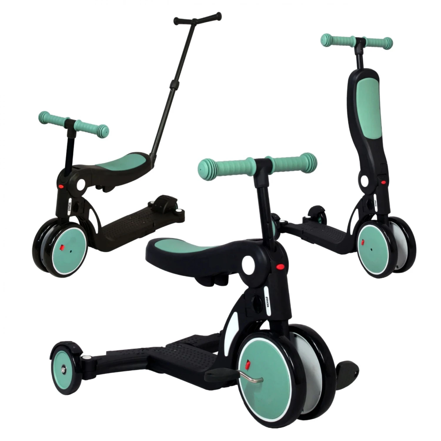 Scootizz,draisienne évolutive 5 En 1 Avec Barre De Poussée Adulte Verte 3 Scootizz,draisienne évolutive 5 En 1 Avec Barre De Poussée Adulte Verte