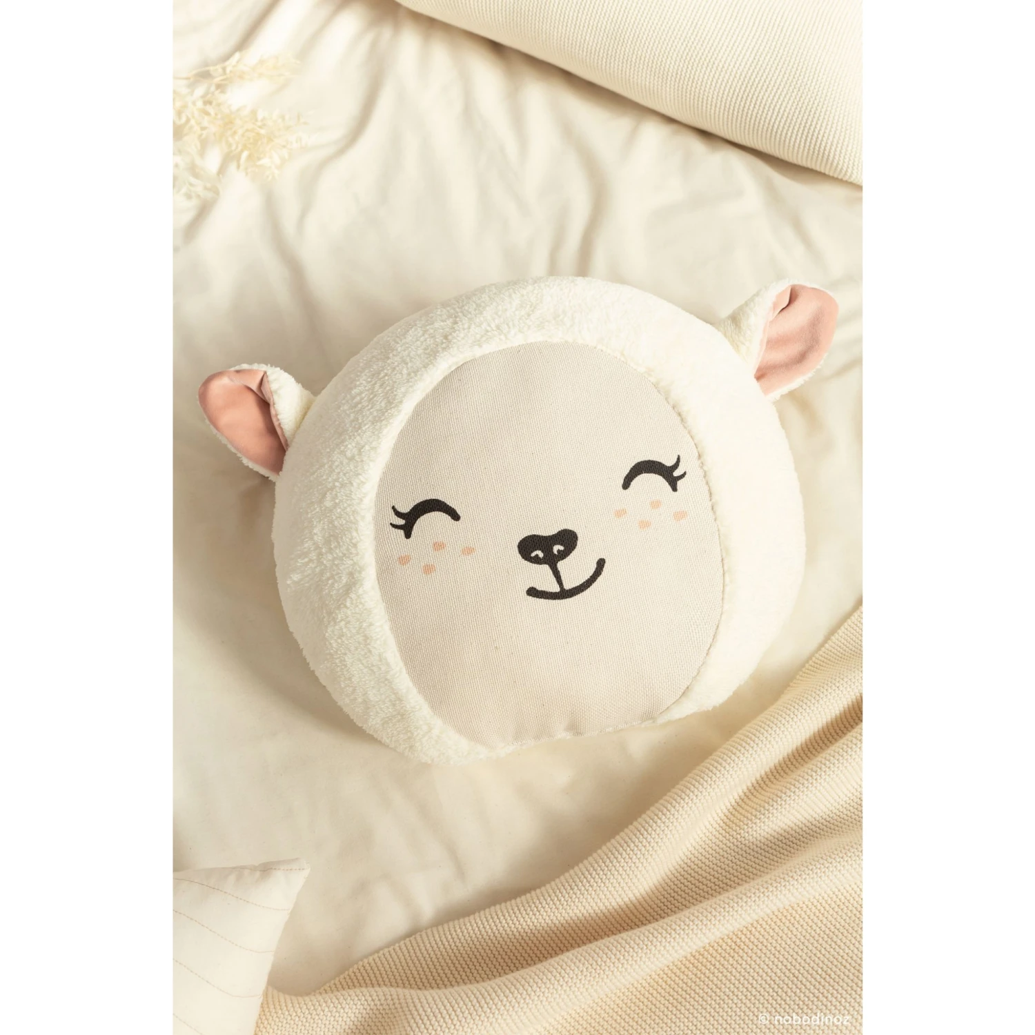 Coussin Mouton Velvet Natural 4 Coussin Mouton Velvet Natural – Image 2