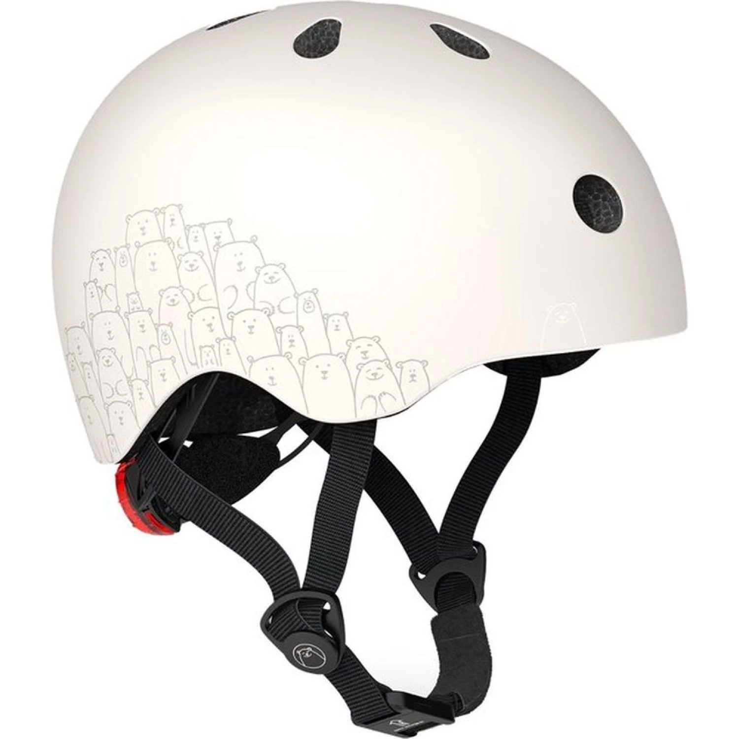 Scoot & Ride Casque Pour Enfant Taille XS Beige Réfléchissant 2 Scoot & Ride Casque Pour Enfant Taille XS Beige Réfléchissant