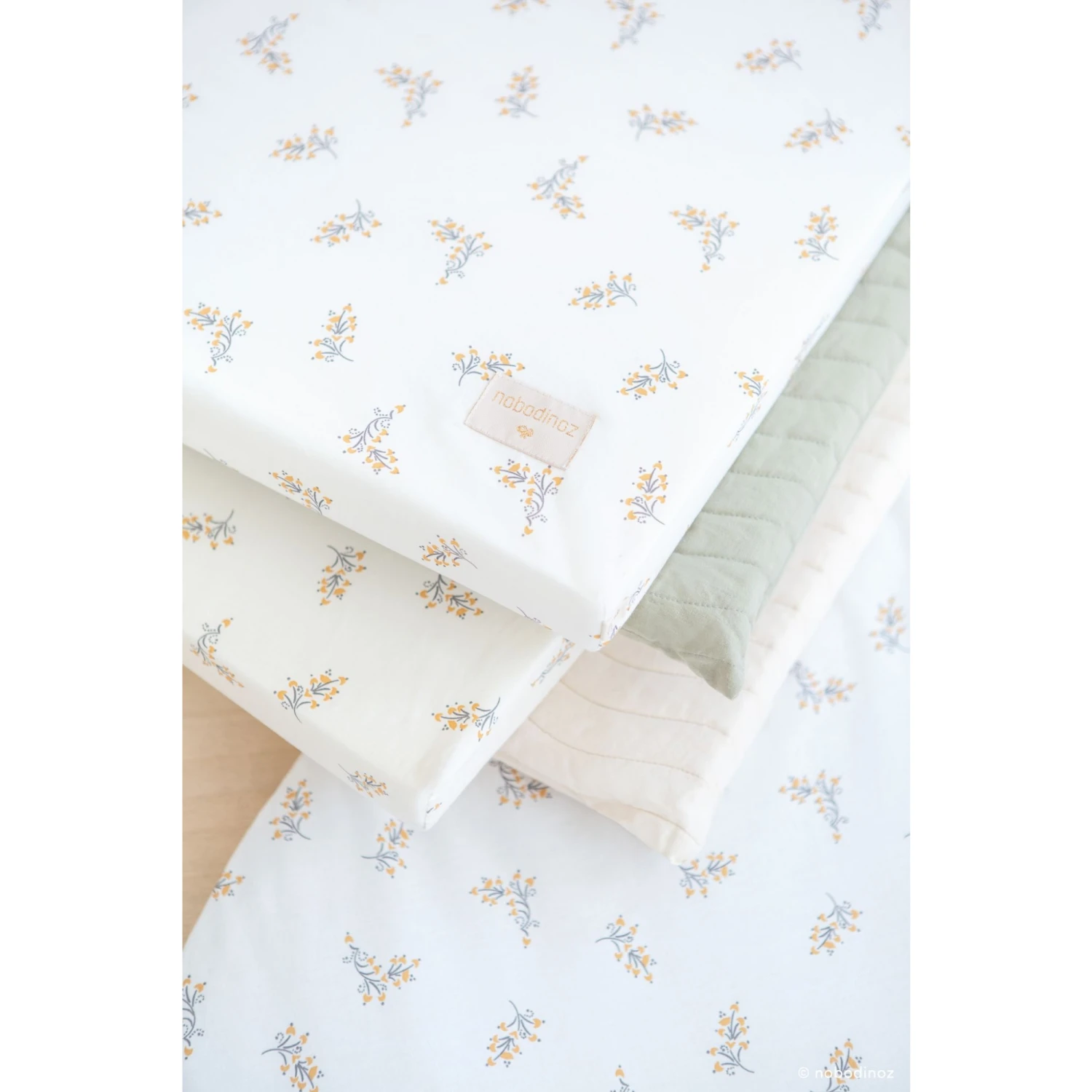 Matelas De Sol Coton Bio St Barth - Flore 5 Matelas De Sol Coton Bio St Barth - Flore – Image 3