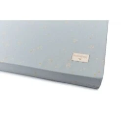 Matelas De Sol Coton Bio St Barth Willow Soft Blue 10 Matelas De Sol Coton Bio St Barth Willow Soft Blue -Magasin Général Pour Enfants st barth mattress 60x120x4 willow soft blue nobodinoz OD
