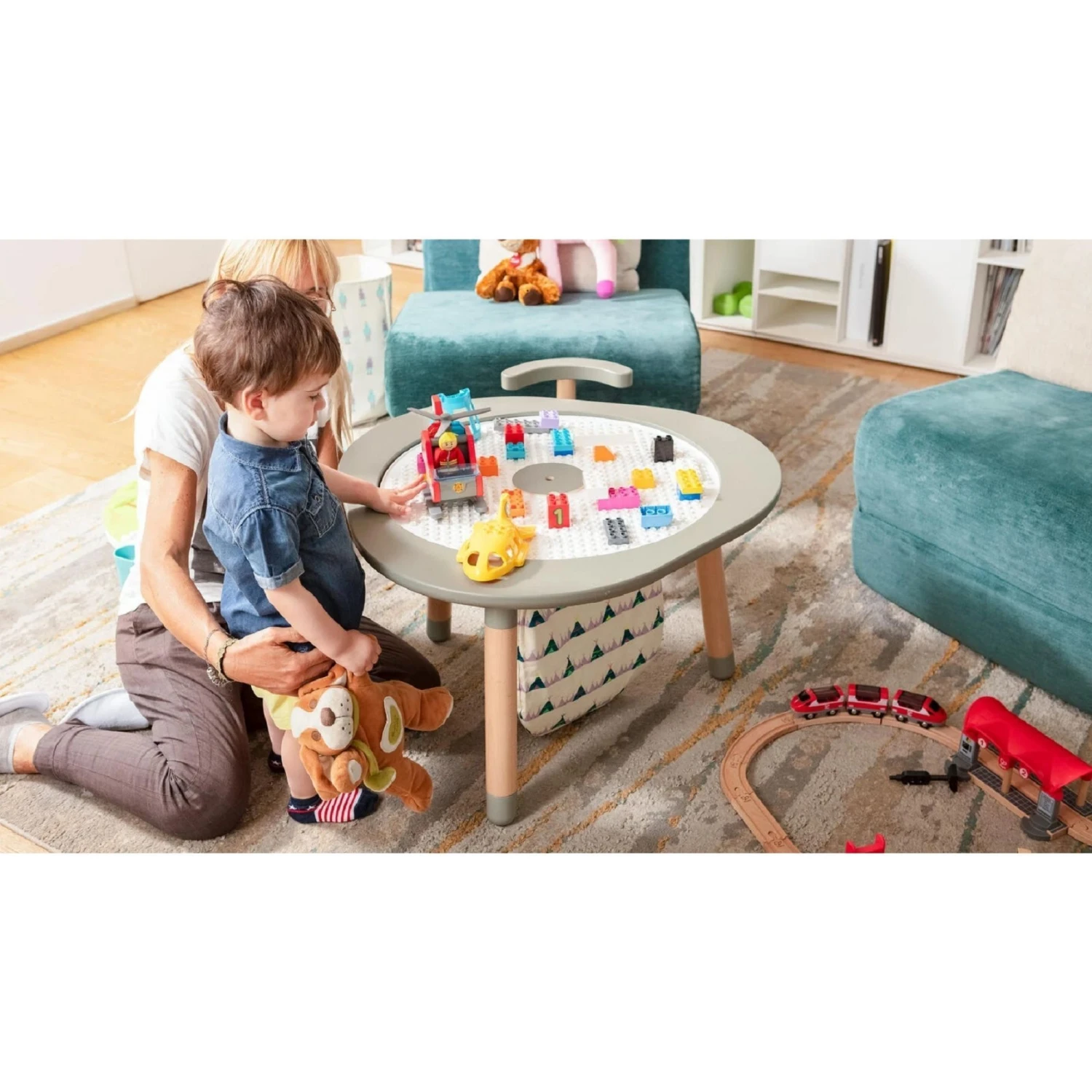 Stokke Table De Jeu MuTable Grey 6 Stokke Table De Jeu MuTable Grey – Image 4