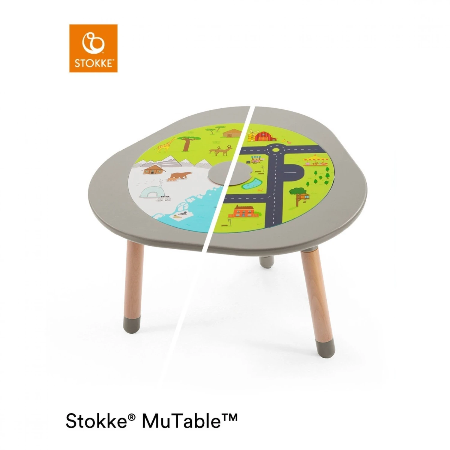 Stokke Table De Jeu MuTable Grey 7 Stokke Table De Jeu MuTable Grey – Image 5