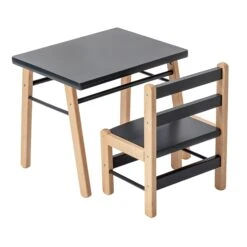Petite Table Enfant Gabriel Anthracite 24 Petite Table Enfant Gabriel Anthracite -Magasin Général Pour Enfants table enfant combelle OH